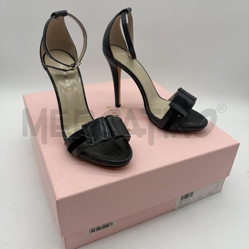 SANDALI TACCHI MIA BECAR EFF JEANS NERO VERNICE | Mercatino dell'Usato Corbetta 1