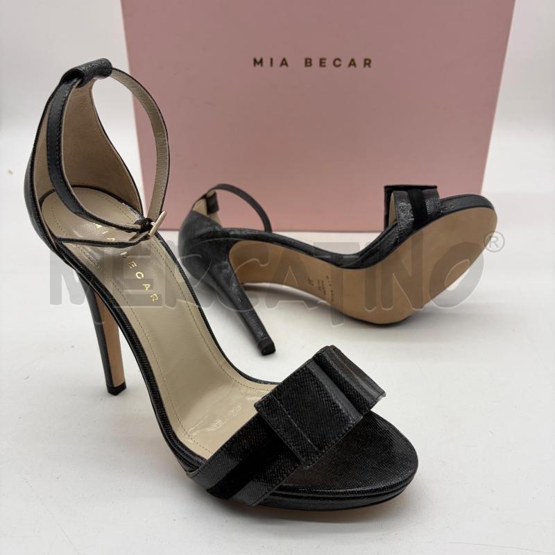 SANDALI TACCHI MIA BECAR EFF JEANS NERO VERNICE | Mercatino dell'Usato Corbetta 5
