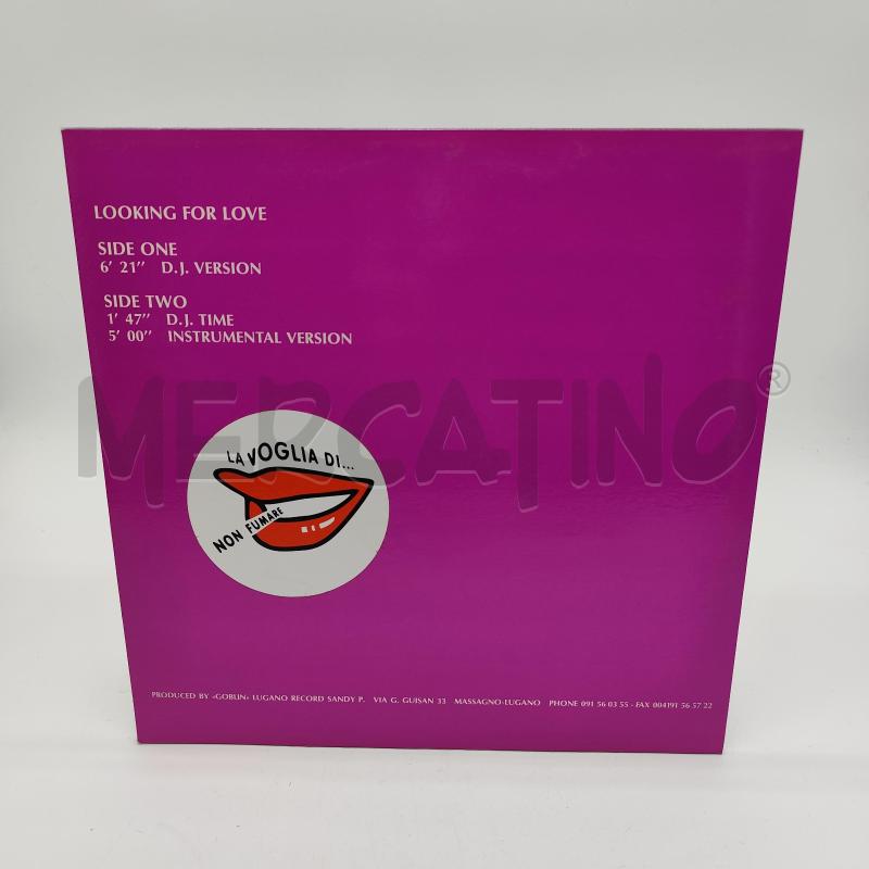 SANDY P. LOOKING FOR LOVE LP 33 GIRI VINILE | Mercatino dell'Usato Corbetta 2