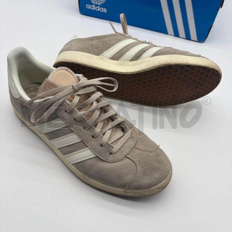 SCARPE ADIDAS GAZELLE BIANCO/TORTORA SCAM  | Mercatino dell'Usato Corbetta 5