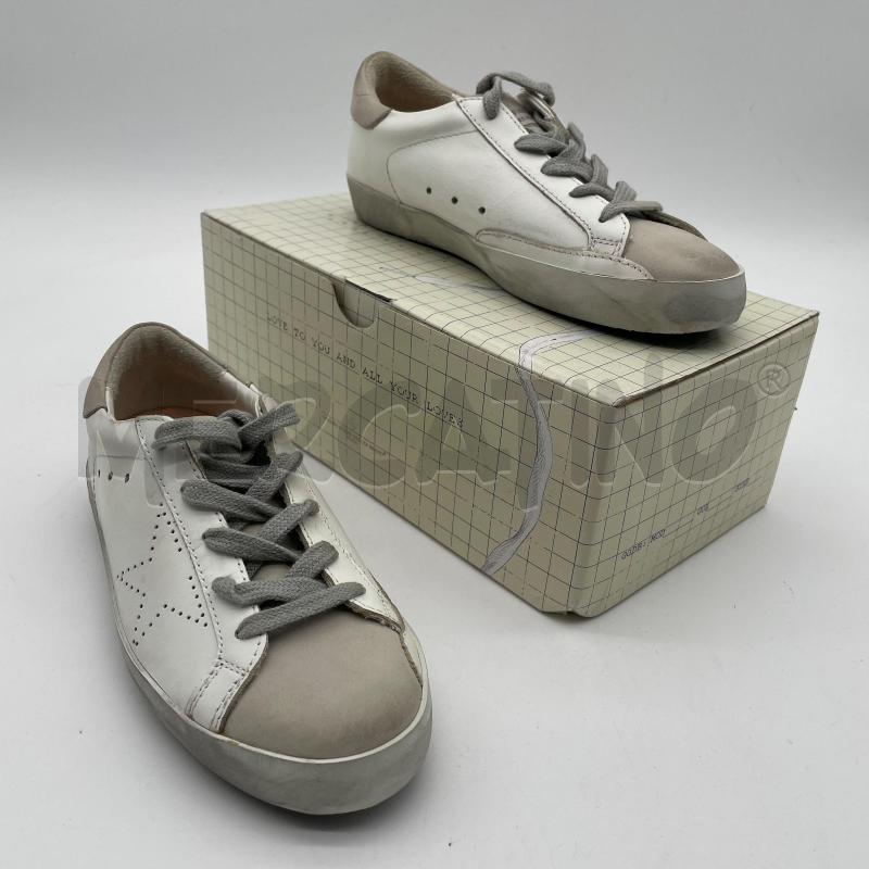 SCARPE BAMBINO GOLDEN GOOSE GGDB TRAF BIANCO INS BEIGE | Mercatino dell'Usato Corbetta 1