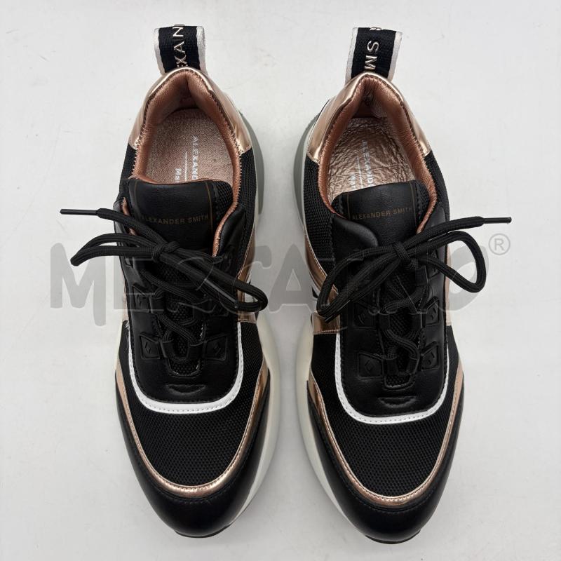 SCARPE DONNA ALEXANDER SMITH NERO/ROSA/BIANCO INS MET | Mercatino dell'Usato Corbetta 3