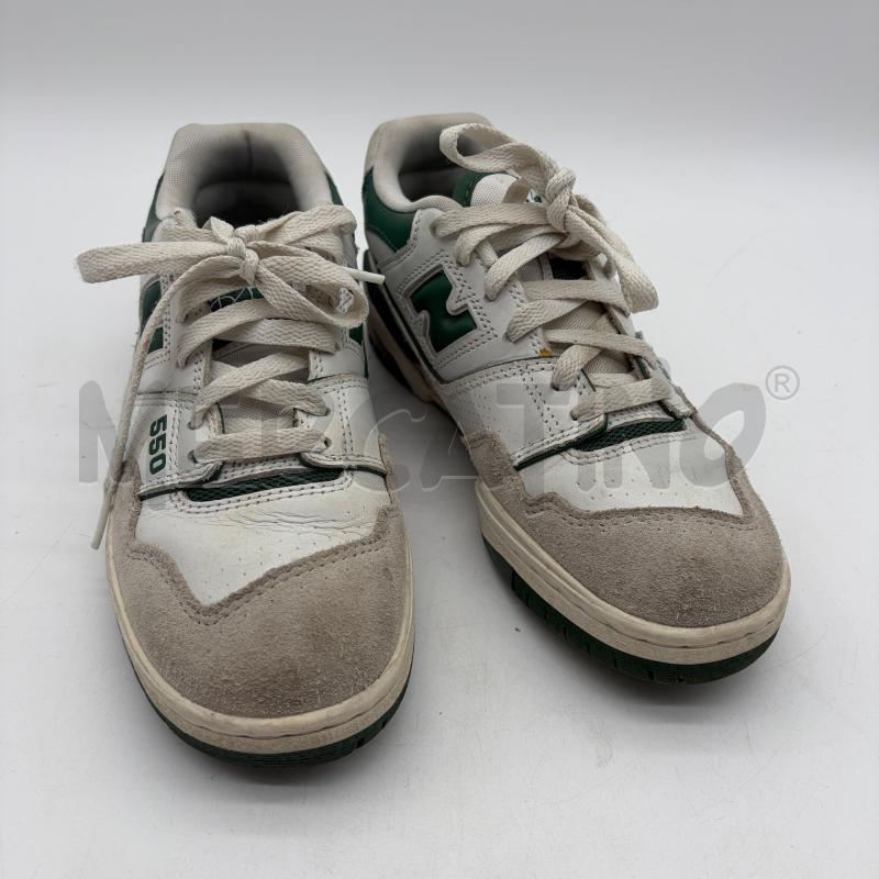 SCARPE DONNA NEW BALANCE 550 BIANCO/VERDE INS SCAM | Mercatino dell'Usato Corbetta 1