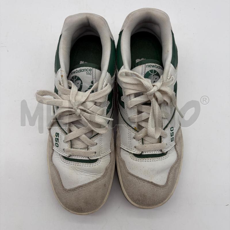 SCARPE DONNA NEW BALANCE 550 BIANCO/VERDE INS SCAM | Mercatino dell'Usato Corbetta 4