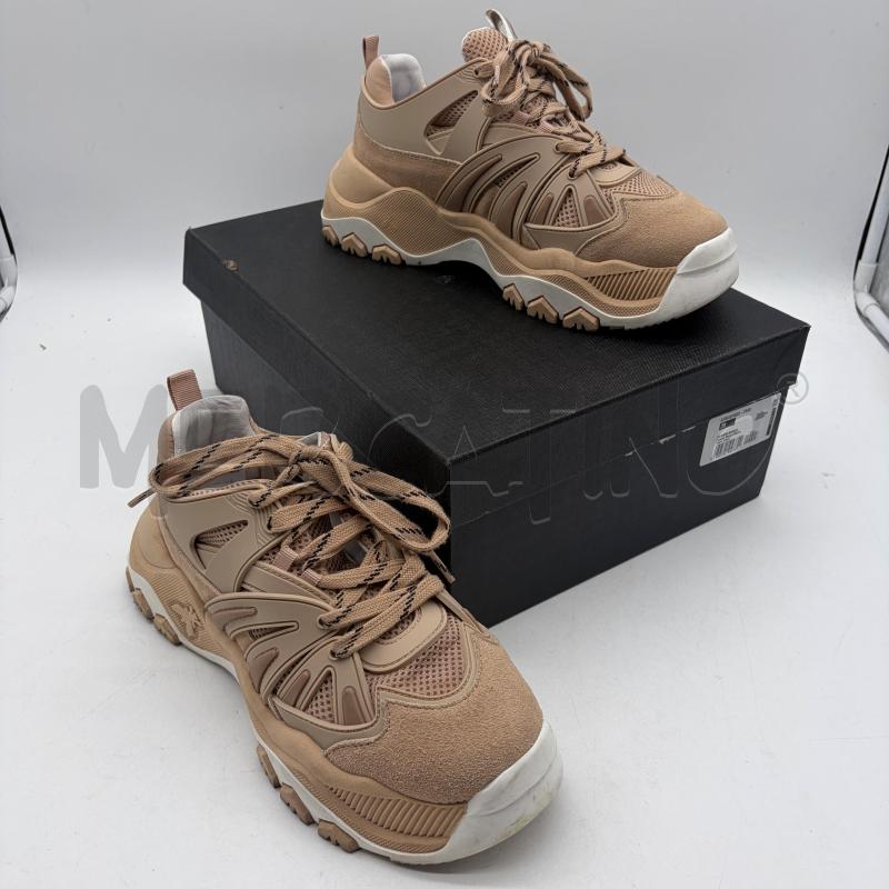 SCARPE DONNA PATRIZIA PEPE SNEAKERS BEIGE/BIANCO SCAM  | Mercatino dell'Usato Corbetta 1