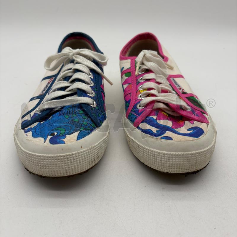 SCARPE DONNA SUPERGA BIANCO B ROSA/BLU CARPA | Mercatino dell'Usato Corbetta 2