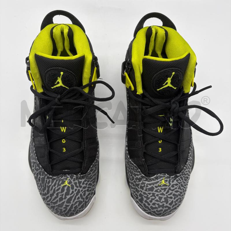 SCARPE UOMO JORDAN 6 RINGS BLACK/VENOM GREEN  | Mercatino dell'Usato Corbetta 4