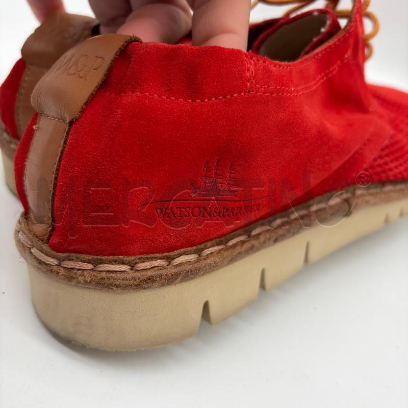 SCARPE UOMO WATSON&PARKER ROSSO TRAF SCAM | Mercatino dell'Usato Corbetta 4