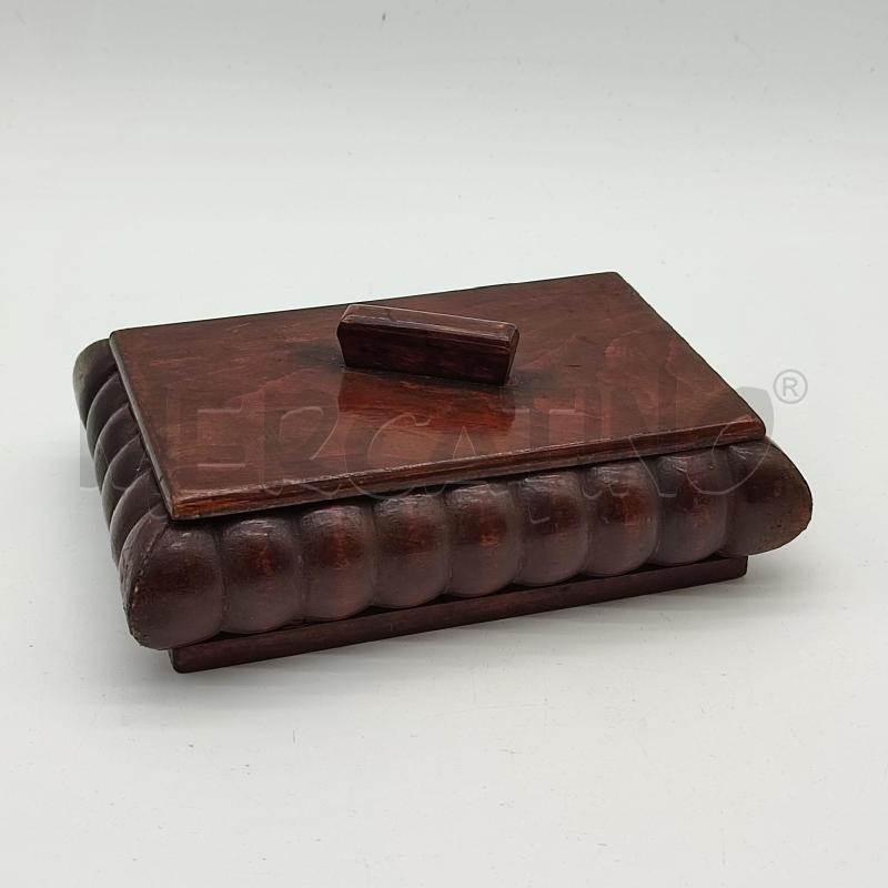 SCATOLA LEGNO BORDO ONDULATO | Mercatino dell'Usato Corbetta 1