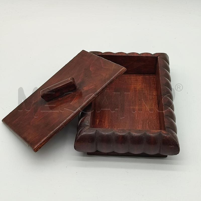 SCATOLA LEGNO BORDO ONDULATO | Mercatino dell'Usato Corbetta 3