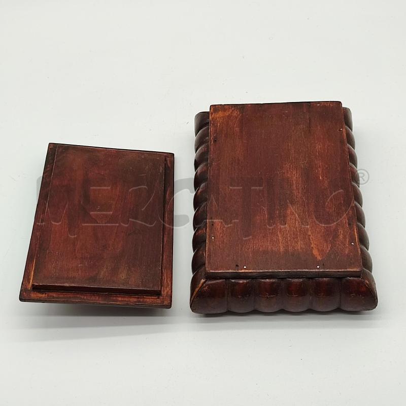 SCATOLA LEGNO BORDO ONDULATO | Mercatino dell'Usato Corbetta 4