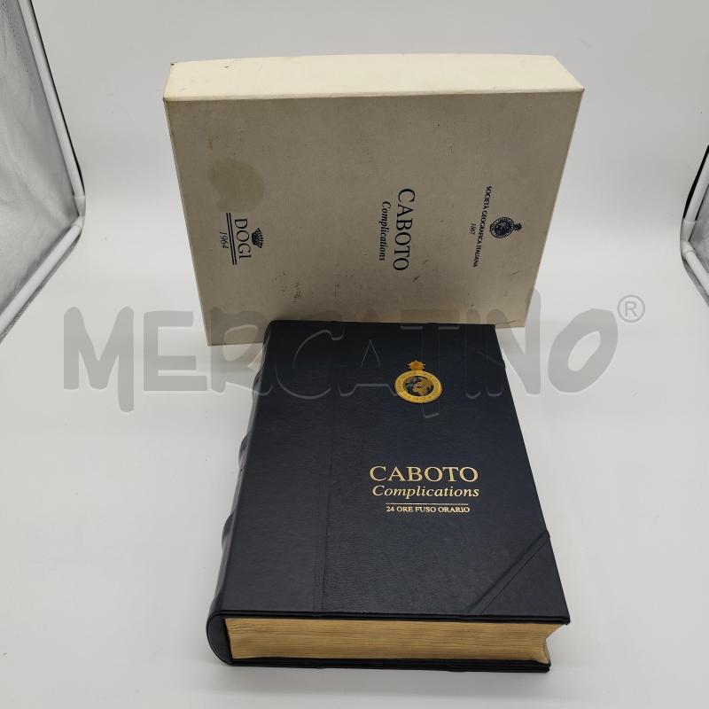 SCATOLA OROLOGIO DOGI SOCIETA' GEOGRAFICA ITALIANA CABOTO COMPLICATIONS | Mercatino dell'Usato Corbetta 1