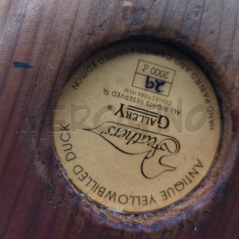 SCULTURA ANATRA FERATHERS LIMITED EDITION 29/2000 | Mercatino dell'Usato Corbetta 3