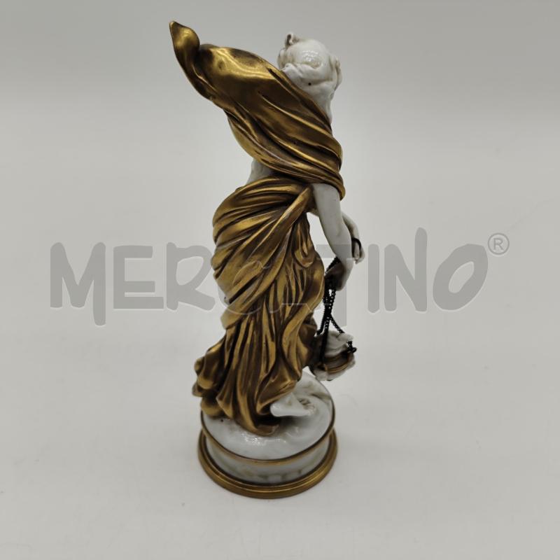 SCULTURA APODIMONTE DONNA VESTI DORATE | Mercatino dell'Usato Corbetta 4