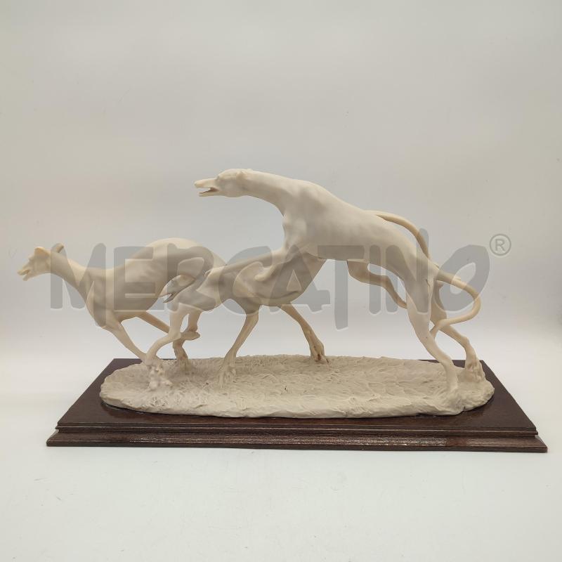 SCULTURA BELCARI 3 CANI DA CACCIA | Mercatino dell'Usato Corbetta 4