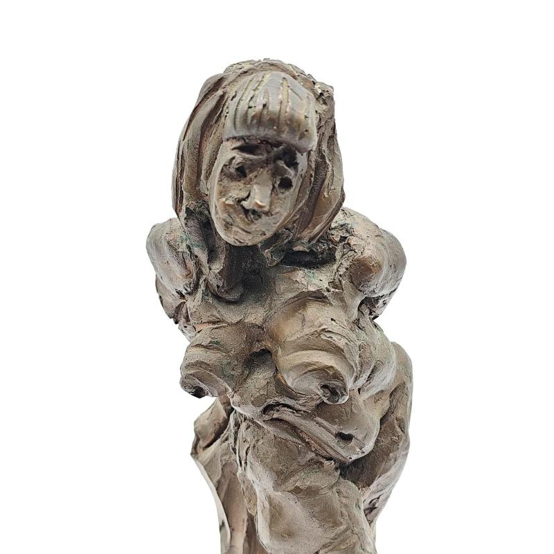 SCULTURA BRONZO MARIANO VALENTINI DONNA | Mercatino dell'Usato Corbetta 4