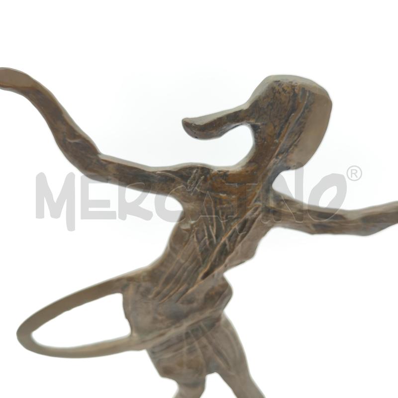 SCULTURA BRONZO MARIANO VALENTINI HULA HOOP | Mercatino dell'Usato Corbetta 4