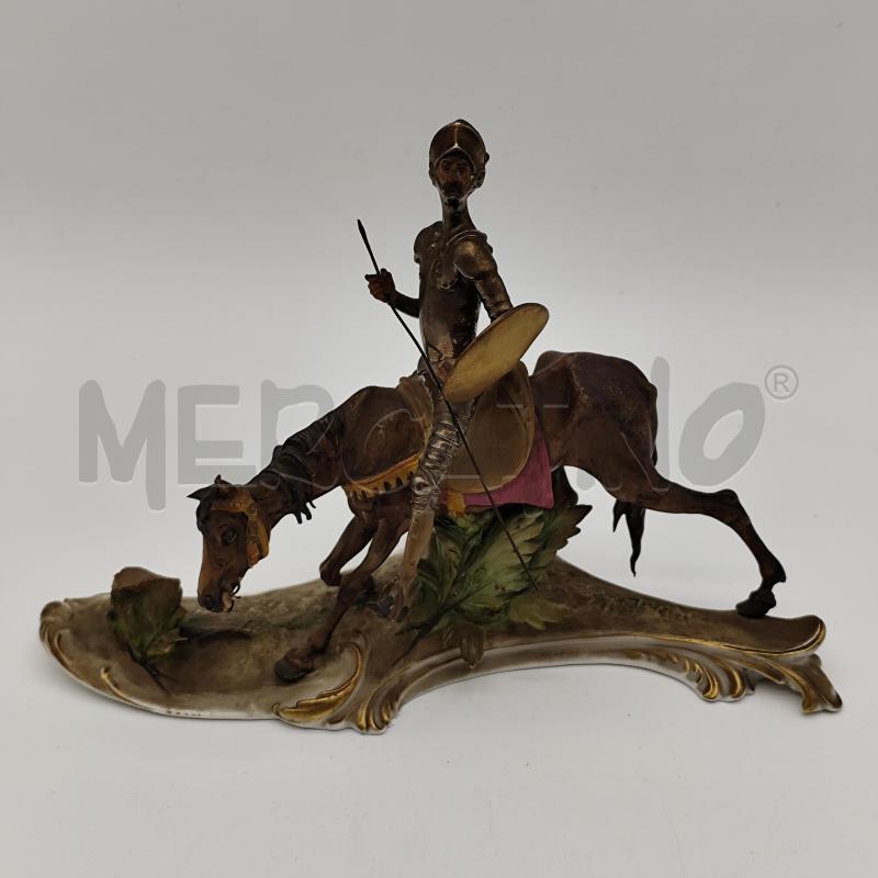 SCULTURA CAPODIMONTE DON CHISCIOTTE | Mercatino dell'Usato Corbetta 1