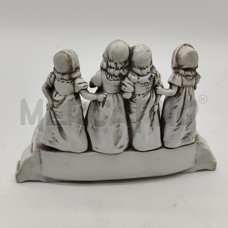 SCULTURA CERAMICA 4 BIMBE POZZETTO | Mercatino dell'Usato Corbetta 2