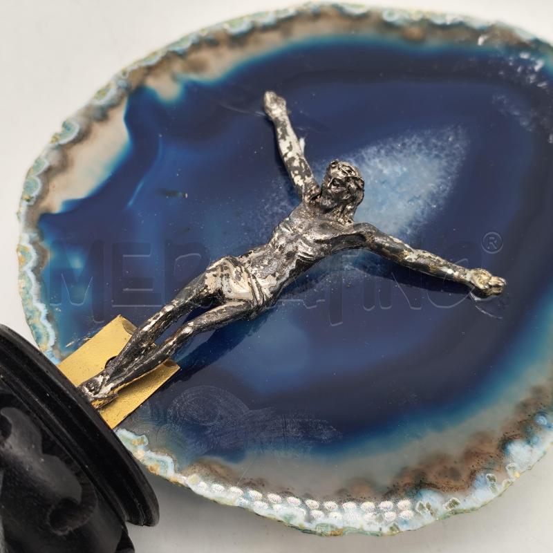 SCULTURA CROCEFISSO CON AGATA | Mercatino dell'Usato Corbetta 3