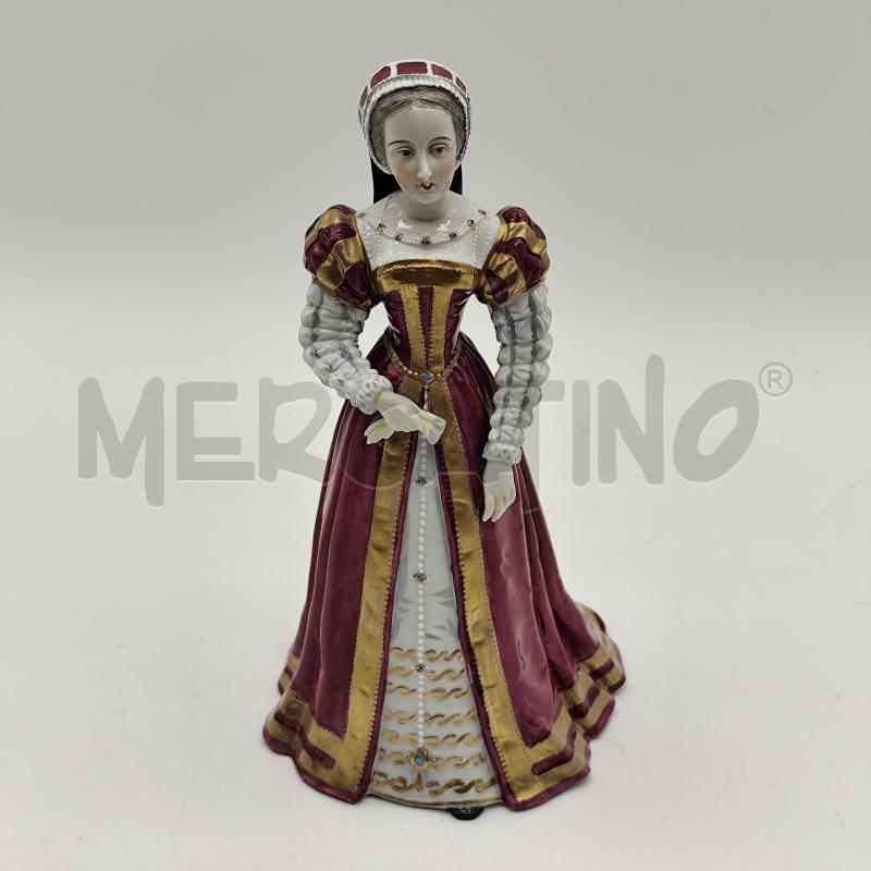 SCULTURA DAMA PORCELLANA DRESDEN  | Mercatino dell'Usato Corbetta 1