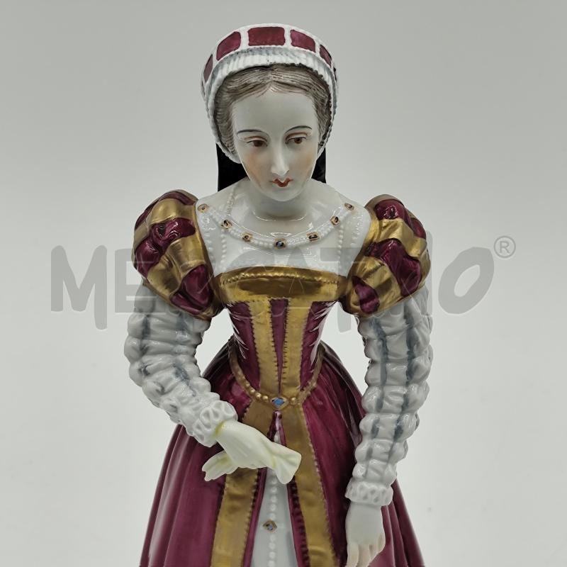 SCULTURA DAMA PORCELLANA DRESDEN  | Mercatino dell'Usato Corbetta 2