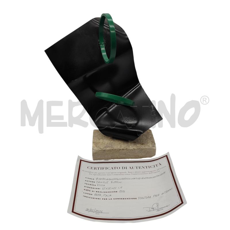 SCULTURA DANIELE RUFFINI COMPOSIZIONEEQUILIBRIODINAMICOCENTNOVANTANOVE | Mercatino dell'Usato Corbetta 2
