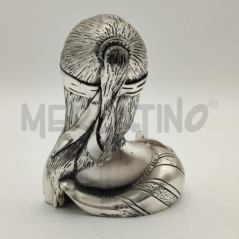SCULTURA DONNA BENDATA CON MONETE | Mercatino dell'Usato Corbetta 3