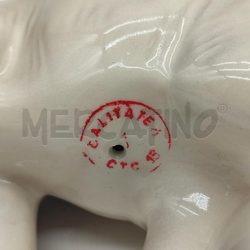 SCULTURA ELEFANTE CERAMICA CALITATEA | Mercatino dell'Usato Corbetta 4