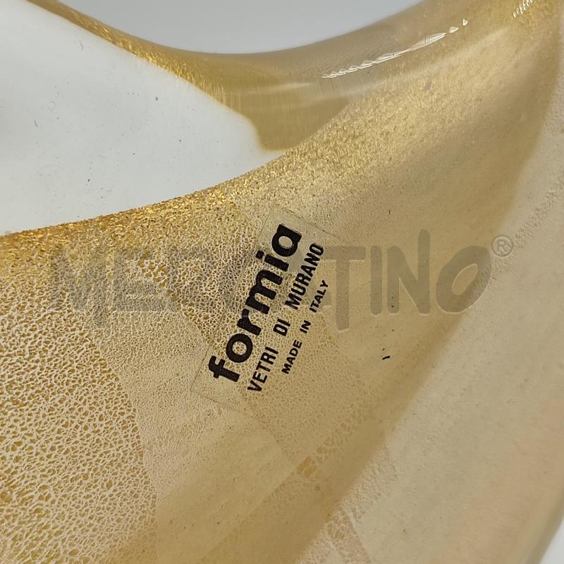 SCULTURA FORMIA MURANO PESCE SFUMATURE DORATA | Mercatino dell'Usato Corbetta 2