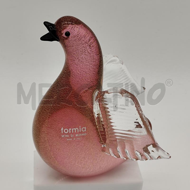 SCULTURA FORMIA MURANO VOLATILE DORATO RAMATO | Mercatino dell'Usato Corbetta 1