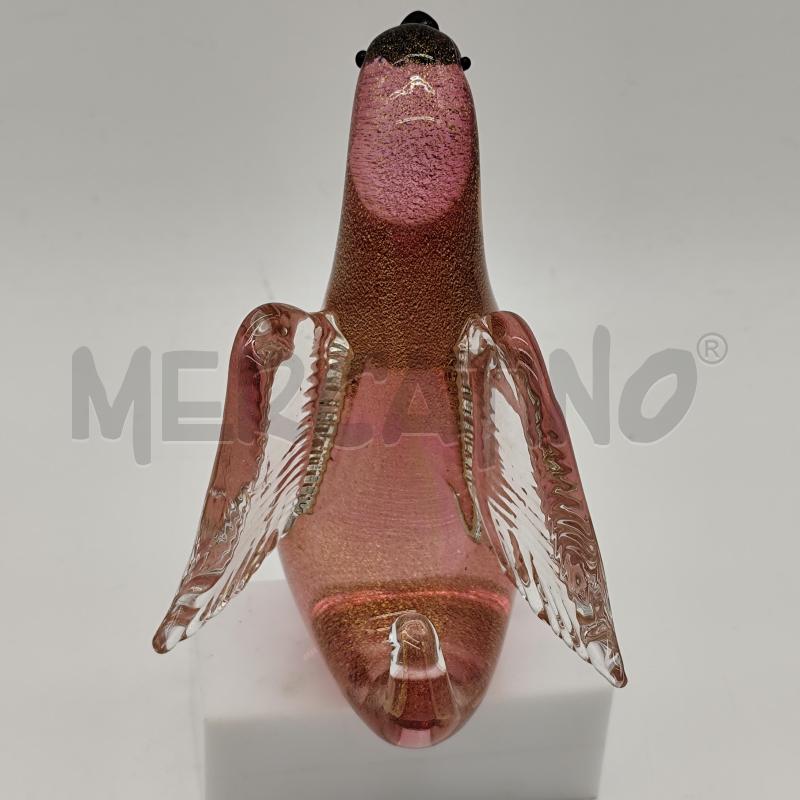 SCULTURA FORMIA MURANO VOLATILE DORATO RAMATO | Mercatino dell'Usato Corbetta 3