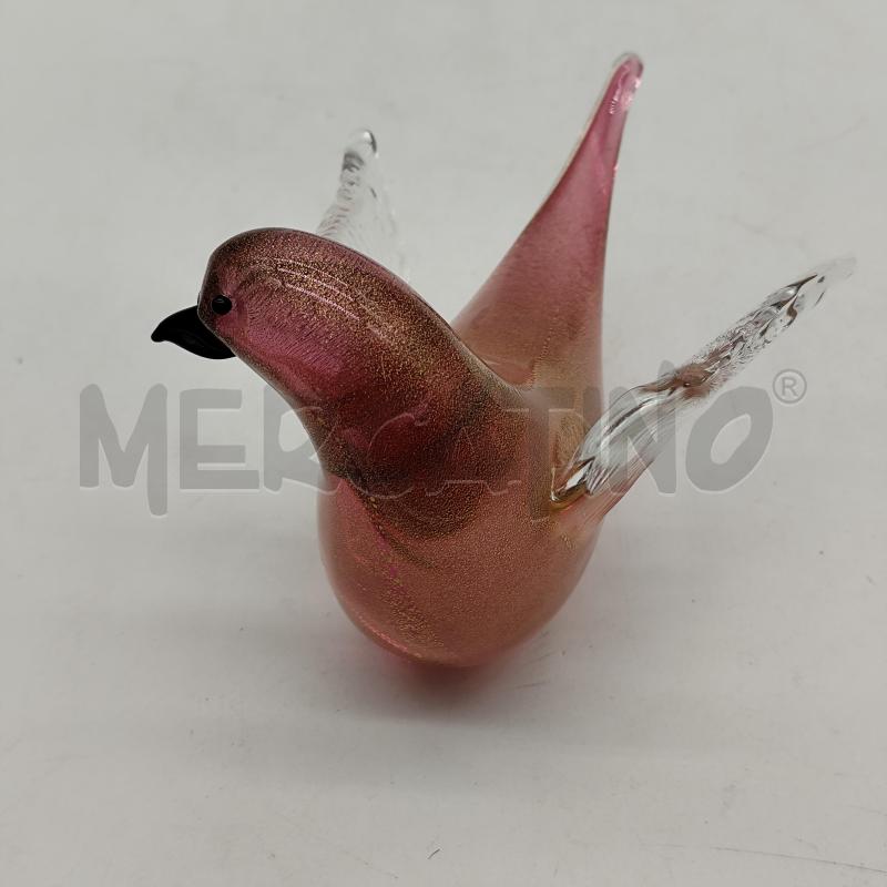 SCULTURA FORMIA MURANO VOLATILE RAMATO DORATO | Mercatino dell'Usato Corbetta 5