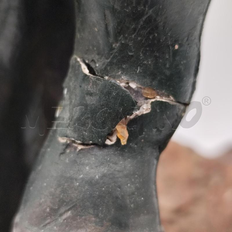 SCULTURA GUERRIERO MITOLOGICO IN METALLO | Mercatino dell'Usato Corbetta 5