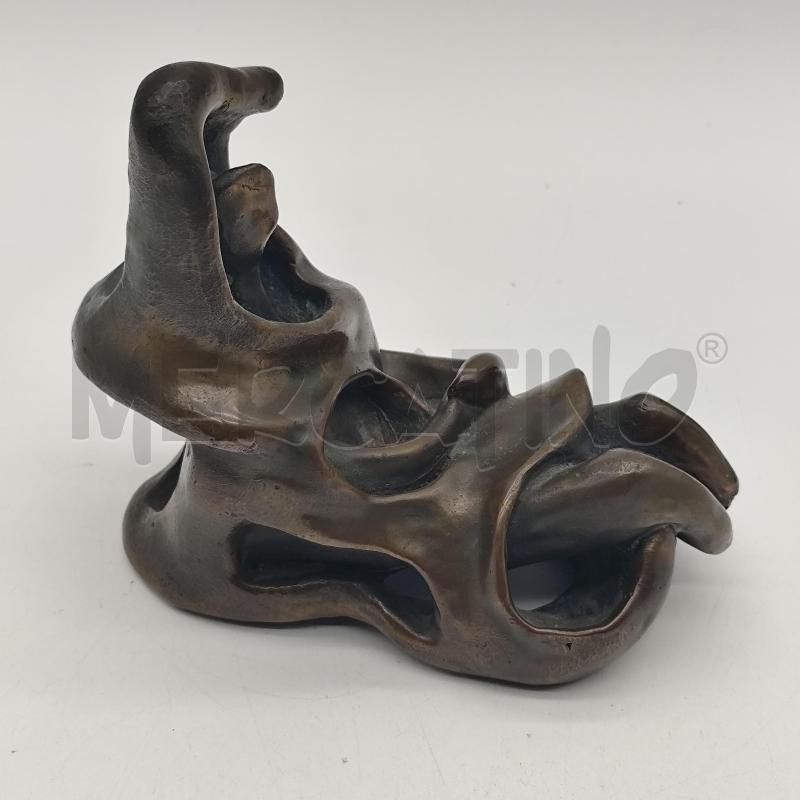 SCULTURA IN BRONZO FIGURA UMANA IN FORMA ASTRATTA | Mercatino dell'Usato Corbetta 2