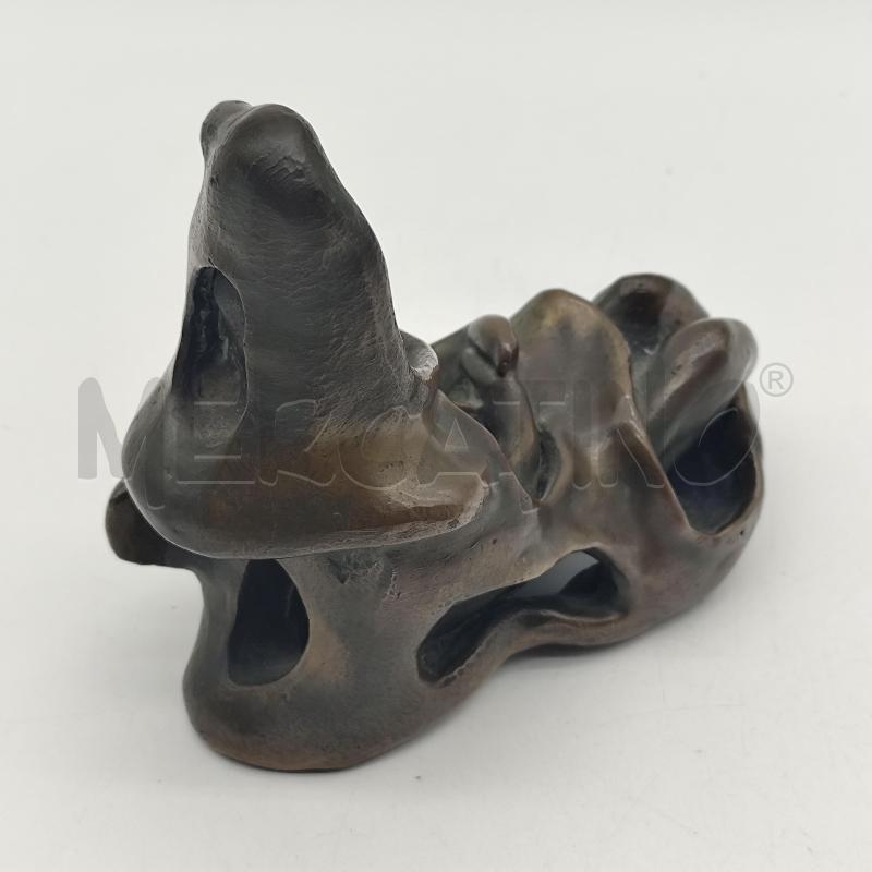 SCULTURA IN BRONZO FIGURA UMANA IN FORMA ASTRATTA | Mercatino dell'Usato Corbetta 4