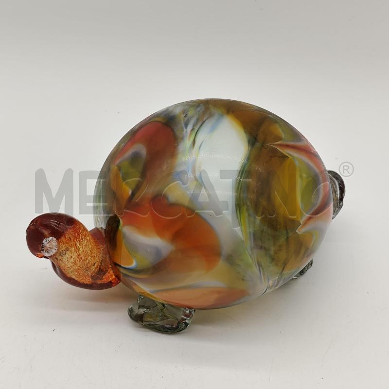 SCULTURA IN VETRO MURANO TARTARUGA FANTASIA | Mercatino dell'Usato Corbetta 1