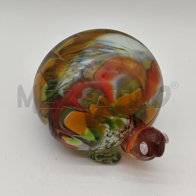 SCULTURA IN VETRO MURANO TARTARUGA FANTASIA | Mercatino dell'Usato Corbetta 2