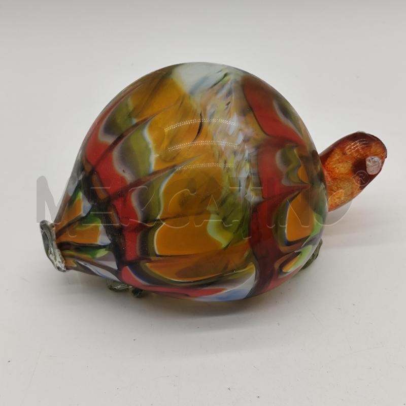 SCULTURA IN VETRO MURANO TARTARUGA FANTASIA | Mercatino dell'Usato Corbetta 3