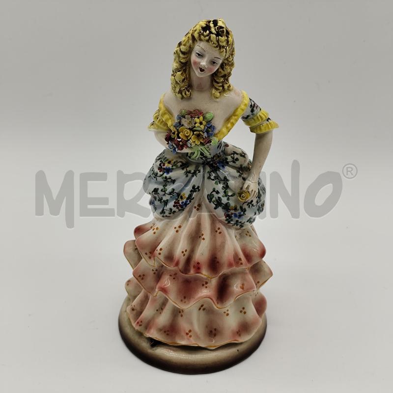 SCULTURA LA FIORITA ITALY DAMA ANNI 40 | Mercatino dell'Usato Corbetta 1