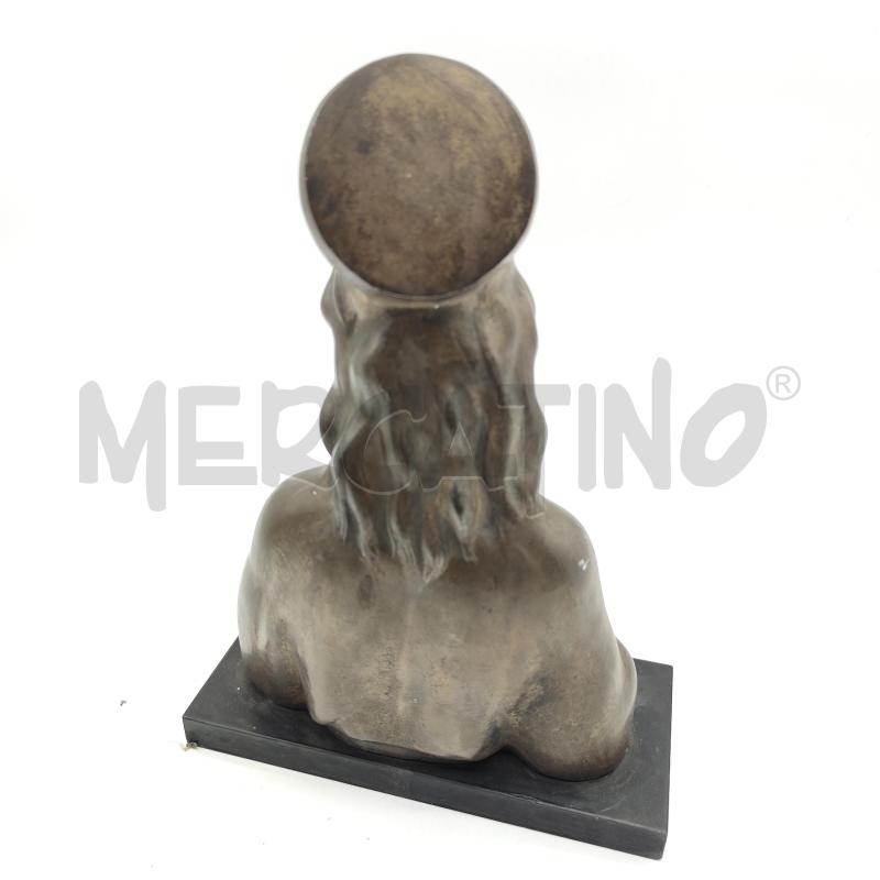 SCULTURA MADONNA IN METALLO MANI GIUNTE | Mercatino dell'Usato Corbetta 2