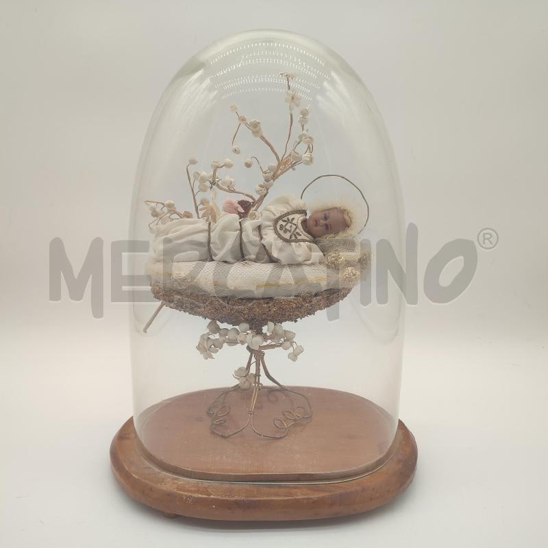 SCULTURA MARIA BAMBINA CON CUPOLA | Mercatino dell'Usato Corbetta 1