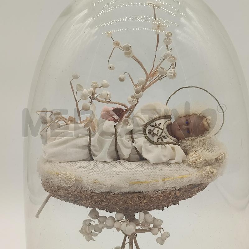 SCULTURA MARIA BAMBINA CON CUPOLA | Mercatino dell'Usato Corbetta 2