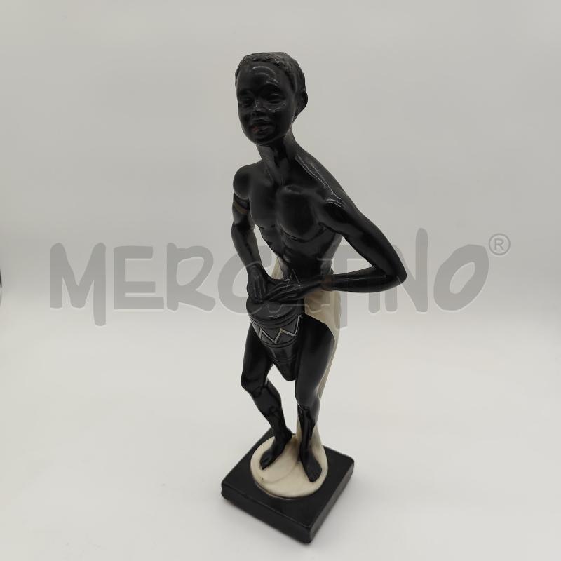 SCULTURA S. MELANI UOMO AFRICANO | Mercatino dell'Usato Corbetta 1