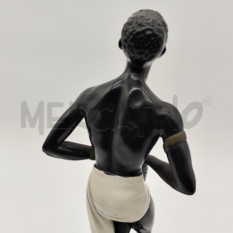 SCULTURA S. MELANI UOMO AFRICANO | Mercatino dell'Usato Corbetta 4
