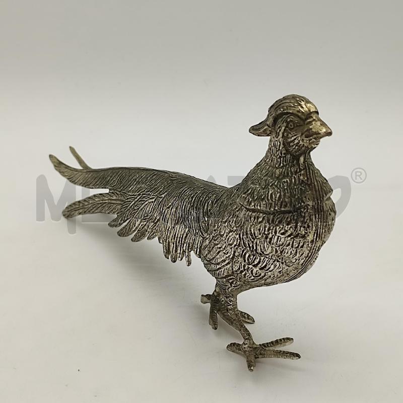 SCULTURA UCCELLO METALLO LAMINATO | Mercatino dell'Usato Corbetta 1