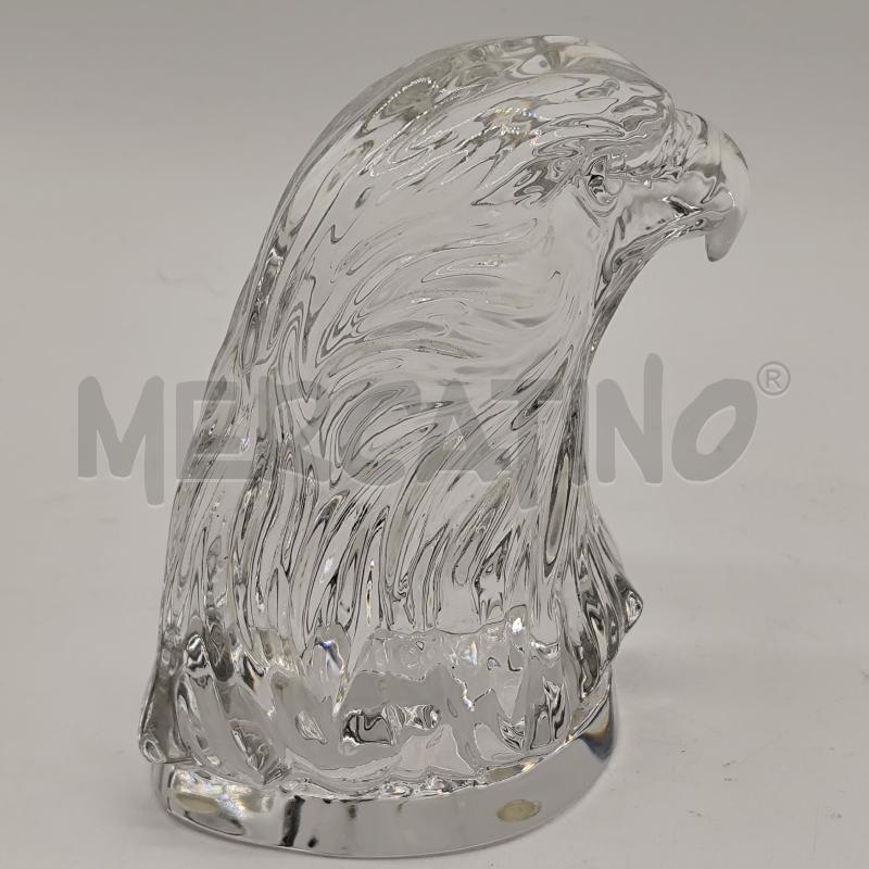 SCULTURA VETRO BUSTO AQUILA  | Mercatino dell'Usato Corbetta 3