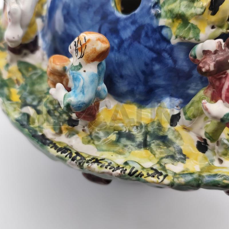 SCULTURA VIETRI PRESEPE SU GLOBO | Mercatino dell'Usato Corbetta 4