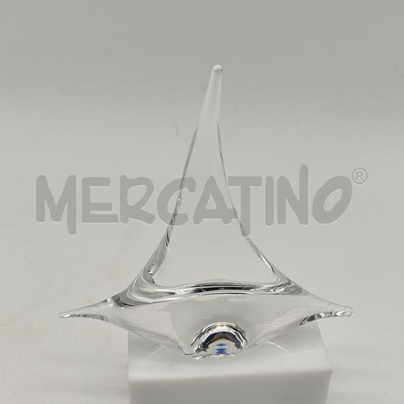 SCULTURA VILCA VETRO BARCA A VELA | Mercatino dell'Usato Corbetta 1