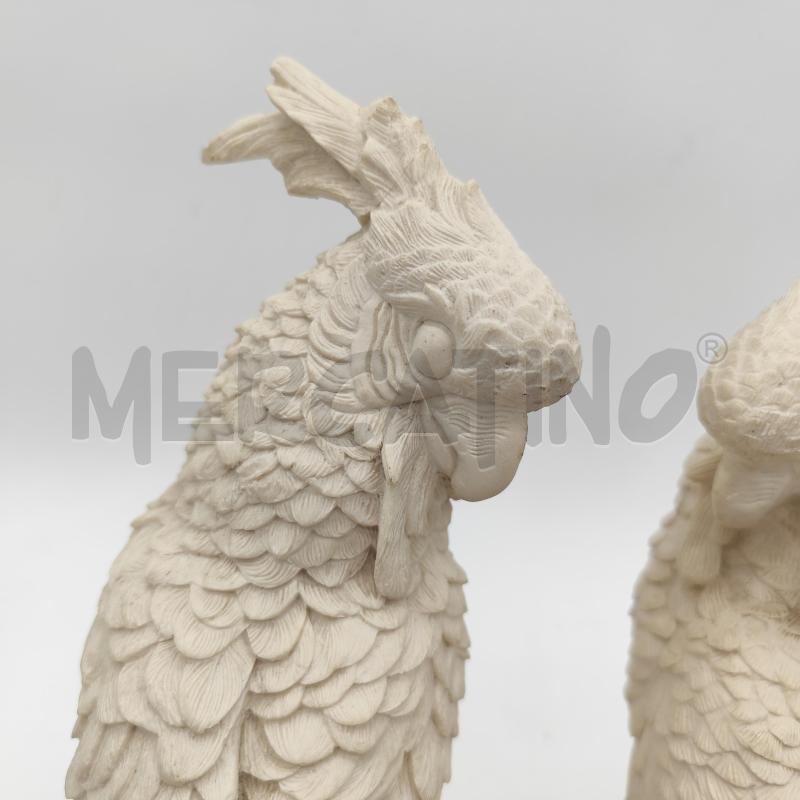 SCULTURE 2 PAPPAGALLI FIRMATA DILETTANTI  | Mercatino dell'Usato Corbetta 2